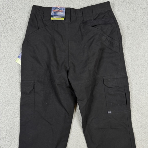 5.11 Tactical Pants Mens Size 28X34 Black Cargo Nylon Relaxed Straight Fit NWT - Picture 4 of 11